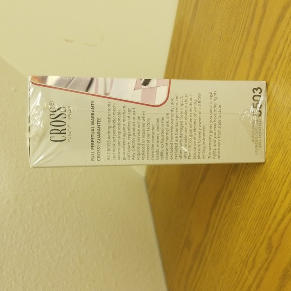 Cross BlackBase/Lustrous Chrome Ball Point Pen 5503 - Picture 2 of 6